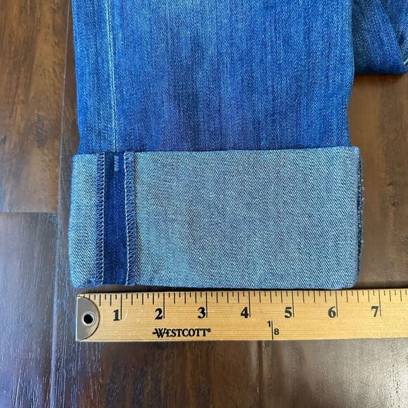 CITIZENS OF HUMANITY Dani Cropped Straight Leg Jeans Low-rise in Blue - Picture 16 of 16